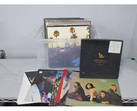 An Eclectic Mix of Over Sixty LPs, artists include Leonard Cohen, Police, Kate Bush, Queen, Yes, ELO, Tenpole Tudor, Grace Jo