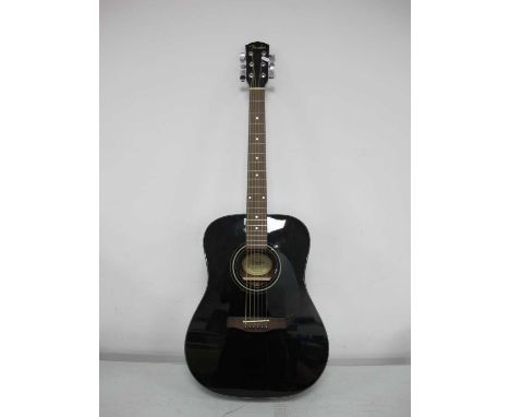 Fender CD-60 BK Acoustic Guitar, and carry case.