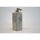 Sechskantflasche, Zinn, dat. 1831
