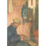 Kampf, Arthur: Netzflickender Fischer