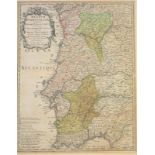 Homann, Johann Baptist: "Regnum Portugalliä", Karte des 18.Jhd.