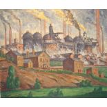 Braun, Leo Hubert: "Hochöfen" ca. 1930