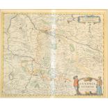 Janssonius, Johannes: "Saxonia Inferior" Abz. des 19.Jhd.