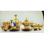 Umfangreiches Teeservice, Murano 1980