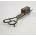 Dochtschere des Biedermeier, 12 Lot Silber, deutsch um 1830