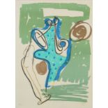 Lüpertz, Markus: Große Farblithografie Lelong Gallery, Paris