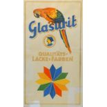 Glasurit, Papagei, Offsetdruck, 1920er Jahre