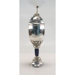 Künne, Arnold, Silberschmied in Altena: Prunkpokal zur Einw. Listertalsperre 1915, 800er Silber