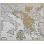de la Feuille, Jacobo: "Totius Danubii nova et accuratissima tabula UniversamSimul Turciam European"