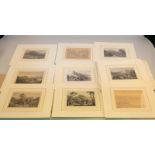 Richter, Ludwig: Sammlung Stiche mit Städten und Landschaften