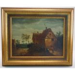 Heemskerk der Jüngere, Egbert Jaspers von: Dorfstrasse mit Bauersleuten