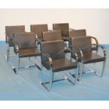 Vier Armsessel Bauhaus Design Stil