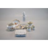 Augarten, Wien /Austria: Konvolut Porzellan, div. Schälchen,Tasse, Mozart-Büste usw.