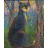 Lamers, Waltraut: Expressionistische Katze