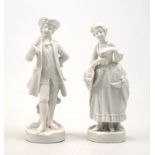 Sitzendorf, Porzellanmanufaktur Thüringen: Eleganter Herr und Dame im Rokoko-Stil, Modell 11599