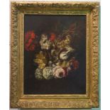 Blumenstillleben mit Tulpen, Astern etc., Italien, um 1700