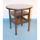 Rauchtisch mit Verglasung, Art Deco, um 1930
