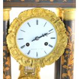 Portal-Uhr, Charles X, bez."Williez a Aix", Frankreich um 1850