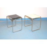 2 Hocker, Bauhaus, Entw. Marcel Breuer