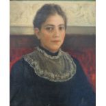 Vordermayer, Rupert: Porträt der "Resl Vordermayer", dat. 1878