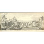 Jacobsz, Caspar Philips: "Mündung des Canal Grande nach Westen", um 1760