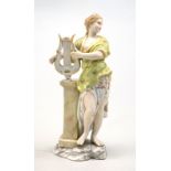 Aelteste Volkstedter Porzellanfabrik Triebner, Ens & Co, Volksstedt: Figur, "Muse mit Lyra"