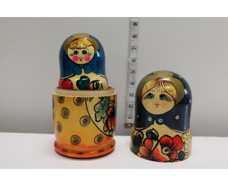 A vintage wooden Russian doll 