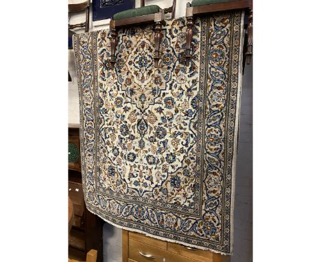 FINE CENTRAL PERSIAN KASHAN RUG 267CMS X 150CMS
