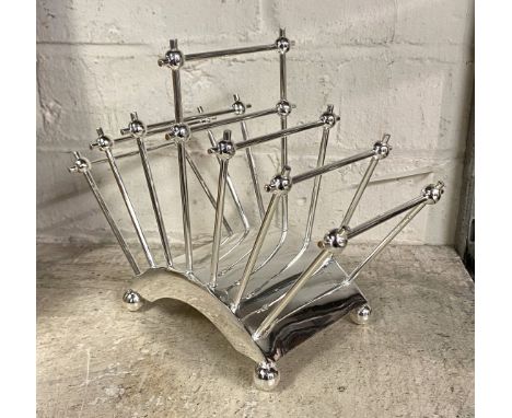 SILVER PLATED DRESSER STYLE TOAST RACK