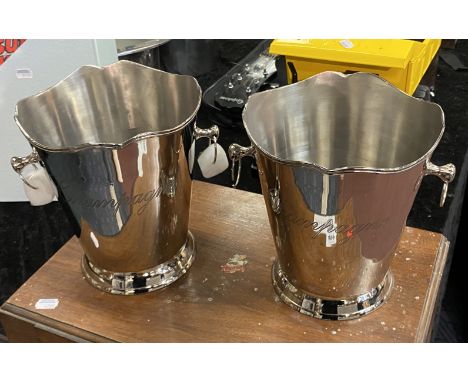 PAIR OF CHAMPAGNE WINE COOLERS