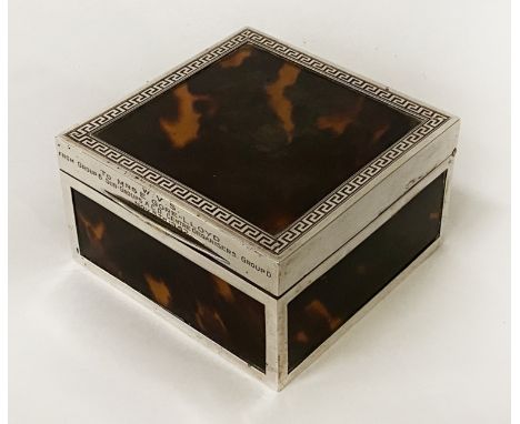 GEORGE V MAPPIN &amp; WEBB 1927 PRESENTATION BOX FOR THE WOMENS VOLUNTARY SERVICE WWII