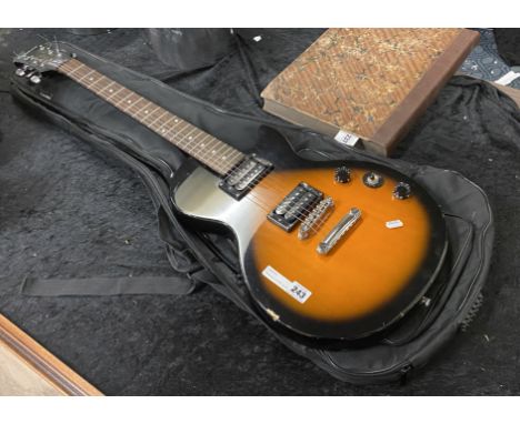 EPIPHONE ELECTRIC GUITAR INSPIRED BY GIBSON WITH NEW CASE