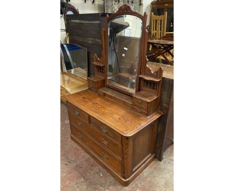 PITCH PINE DRESSER CHEST
