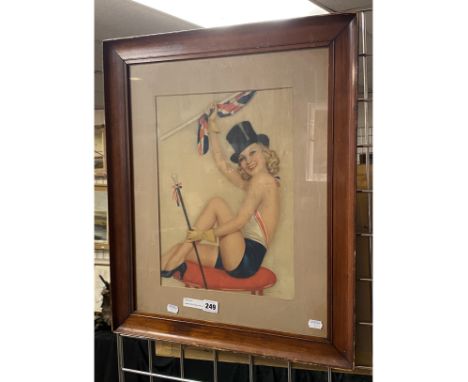WWII POSTER ''KEEP THE FLAG FLYING''