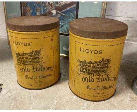PAIR OF LLOYDS OLD HOLBORN TOBACCO TINS
