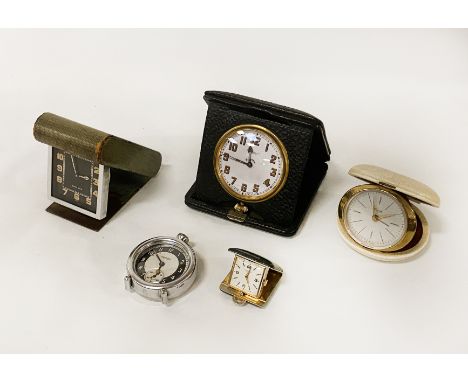 INGERSOLL TRIUMPH &amp; A PHILLIPE BEGUIN TRAVEL CLOCK &amp; ONE OTHER