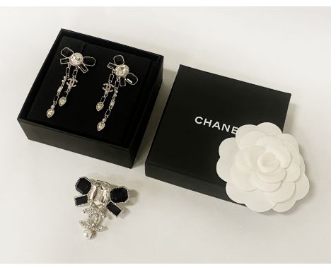 CHANEL BROOCH &amp; EARRINGS