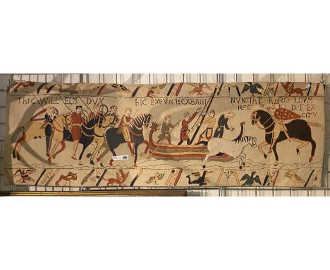 REPLICA BAYEUX TAPESTRY FROM ''FLEMISH TAPESTRIES'' BELGIUM