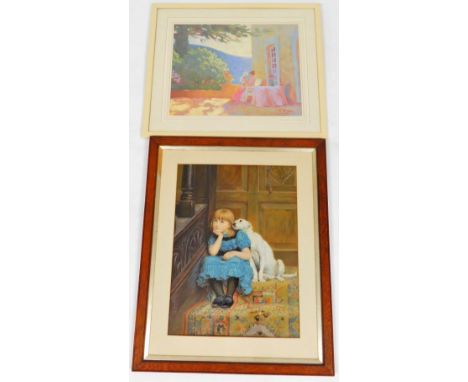 Rick Harper (20thC). Golden Moment, Bentley House publishing, artists signed limited edition print No.257/950, signed with ce