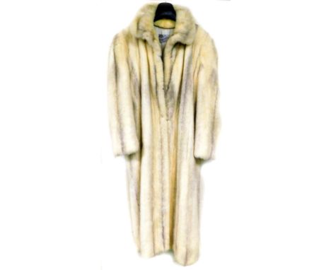 A Connelius original light mink fur coat, with Sydney label, full length, size unknown. 