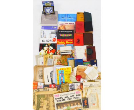 Various music related ephemera, etc., other books, music cassettes, The Libertines, Oasis, and other guides, Status Quo, Corg