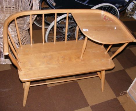 An Ercol style "Chippy Heath" telephone/hall table