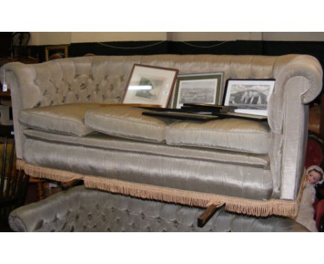 An old button back Chesterfield settee