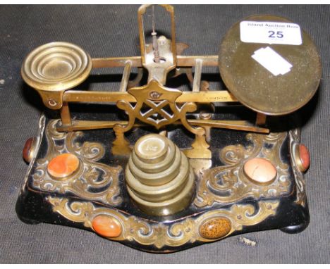The matching set of postal scales