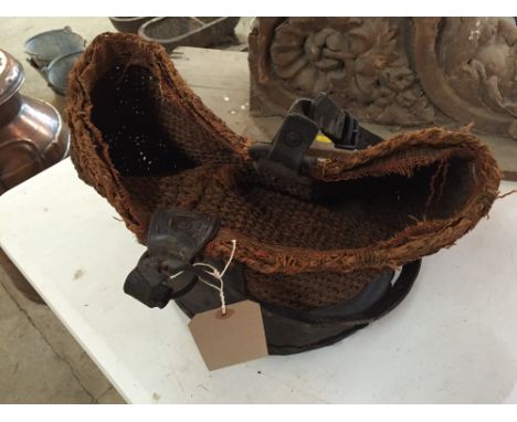 A Vintage horse feeding bag