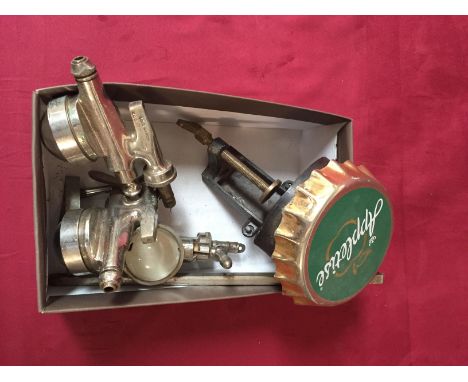 A collection of Vintage bar optics etc.