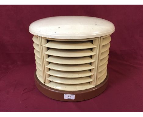 An Art Deco heater/light of oval shape - sold as collector's item