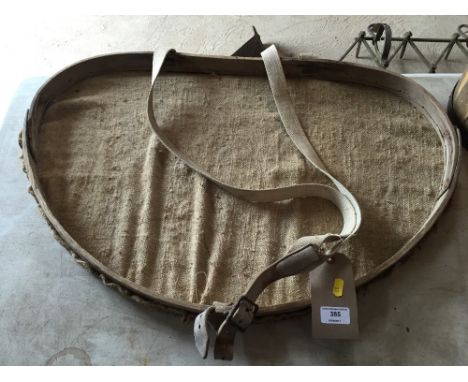 A Vintage canvas seed sowing lip