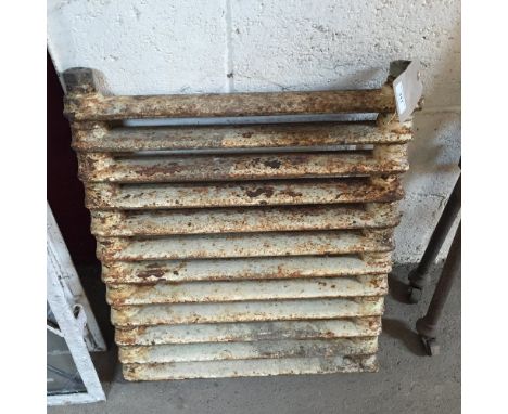 A Vintage iron radiator