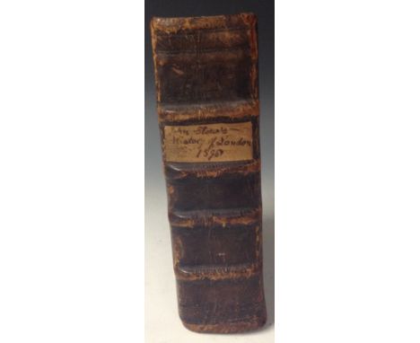 Stow (John), The Survay of London: Containing, The Originall, Antiquitie, Encreafe, and more Moderne Efate of the fayd Famous